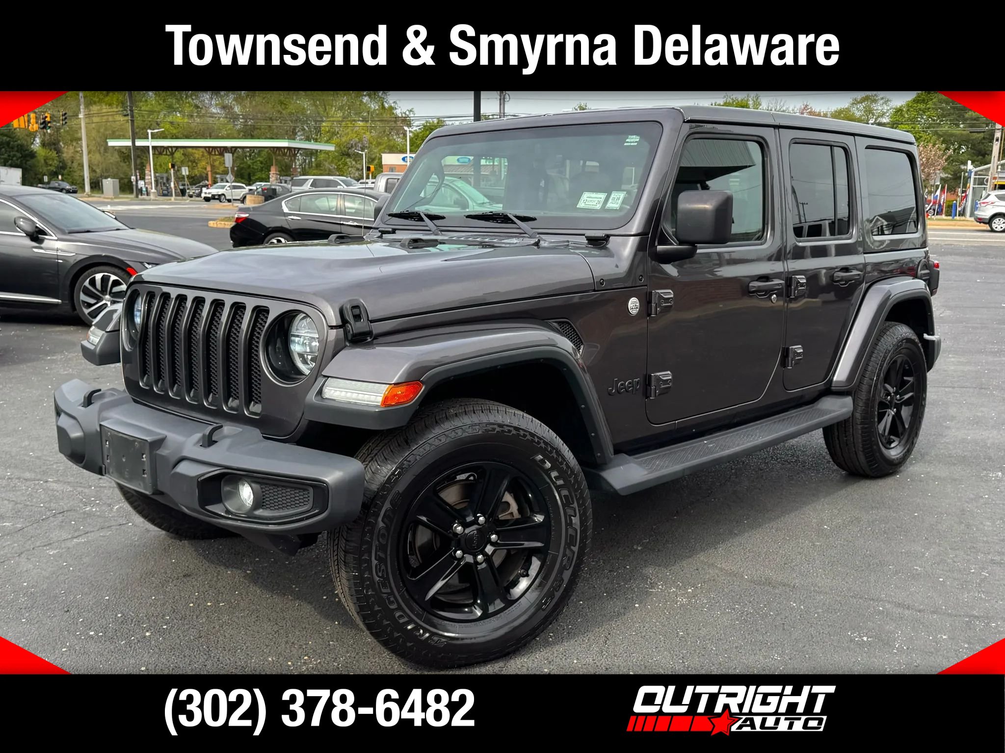 Used 2020 Jeep Wrangler Unlimited Sahara AWD/4WD image 1