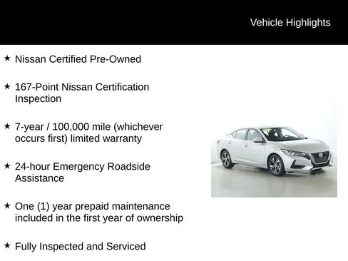 Certified 2023 Nissan Sentra SV w/ All-Weather Package FWD image 4