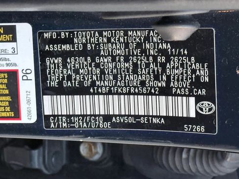 Used 2015 Toyota Camry LE FWD image 29