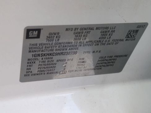 Used 2017 Chevrolet Suburban LT w/ LT Signature Package image 36