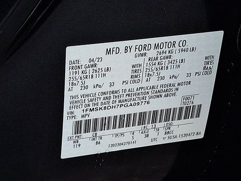 Certified 2023 Ford Explorer XLT AWD/4WD image 27