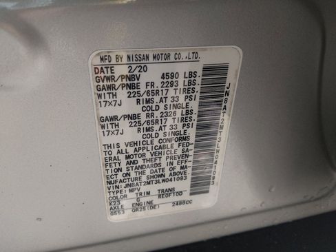 Used 2020 Nissan Rogue SV FWD image 33