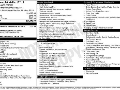 Used 2020 Chevrolet Malibu LT image 7