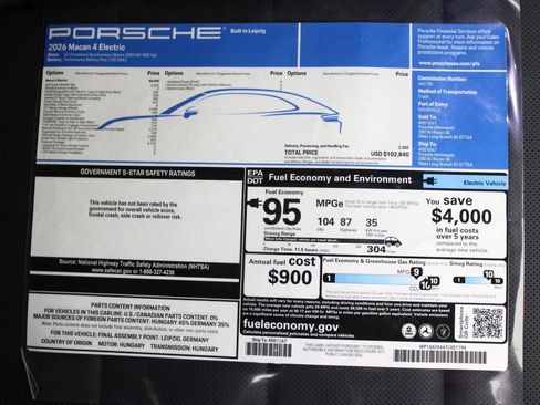 New 2026 Porsche Macan 4 Electric AWD/4WD image 25