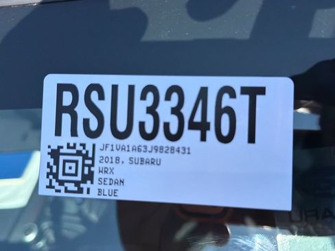Used 2018 Subaru WRX AWD/4WD image 51