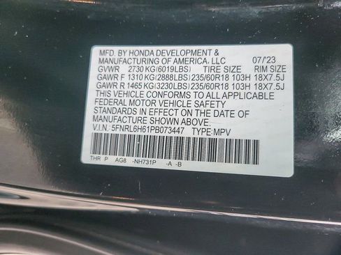 Used 2023 Honda Odyssey EX-L image 23