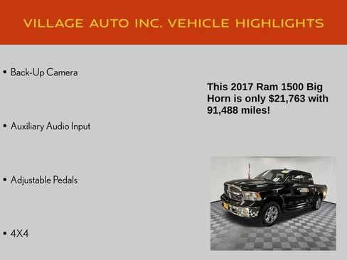 Used 2017 RAM 1500 Big Horn AWD/4WD image 21