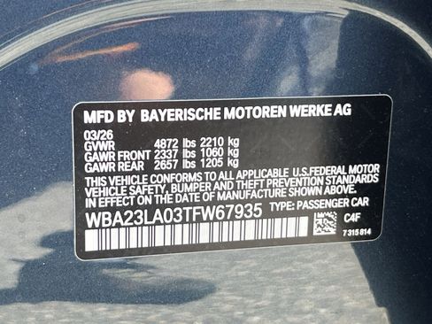 New 2026 BMW 330i xDrive Sedan w/ M Sport Package AWD/4WD image 23