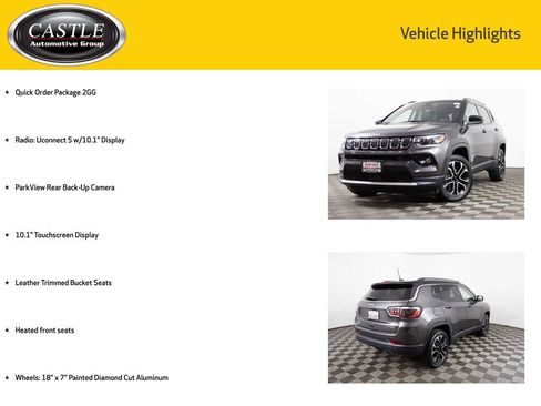 Used 2022 Jeep Compass Limited image 3