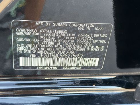 Used 2023 Subaru Crosstrek 2.5i Limited w/ Moonroof Package AWD/4WD image 18