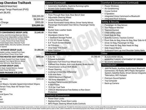 Used 2015 Jeep Cherokee Trailhawk w/ Comfort/Convenience Group image 32