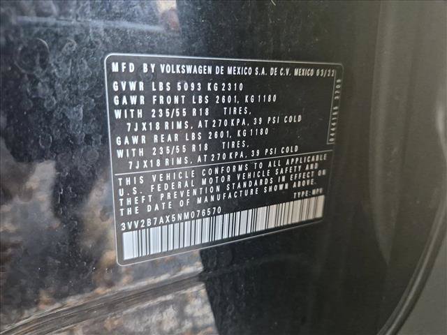 Used 2022 Volkswagen Tiguan SE AWD/4WD image 14