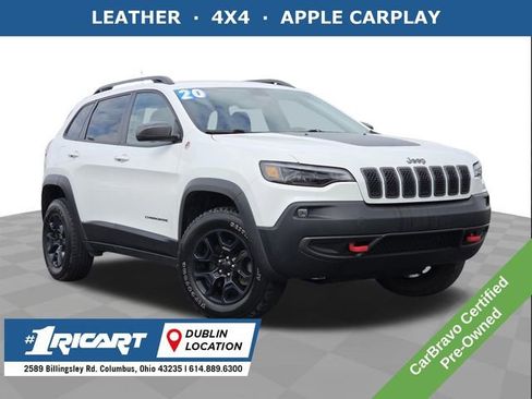 Used 2020 Jeep Cherokee Trailhawk w/ Trailer Tow Group AWD/4WD image 1
