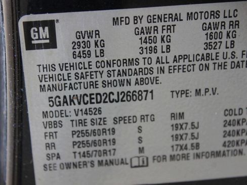 Used 2012 Buick Enclave Leather AWD/4WD image 11