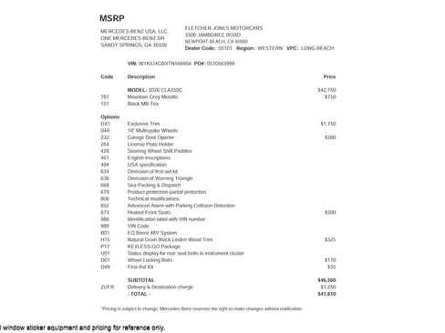 Certified 2026 Mercedes-Benz CLA 250 CLA 250 Coupe image 4