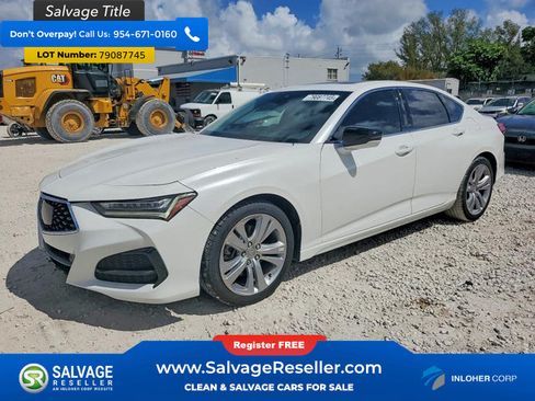 Used 2021 Acura TLX w/ Technology Package FWD image 1