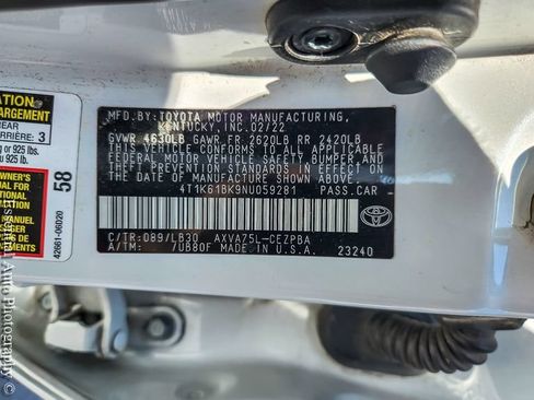 Used 2022 Toyota Camry XSE AWD/4WD image 23