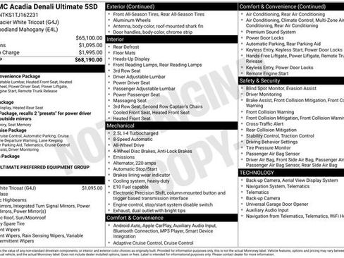 Used 2026 GMC Acadia Denali Ultimate image 7