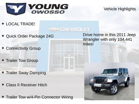 Used 2011 Jeep Wrangler Unlimited Sahara w/ Dual Top Group AWD/4WD image 7