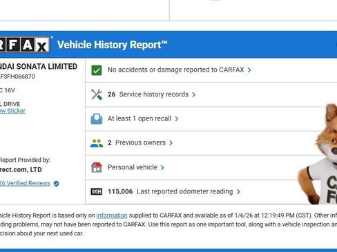 Used 2015 Hyundai Sonata Limited w/ Option Group 06 image 9