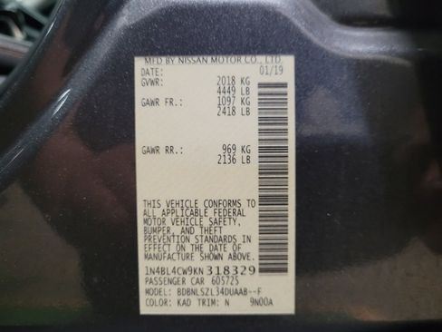 Used 2019 Nissan Altima 2.5 SR w/ SR Premium Package AWD/4WD image 33