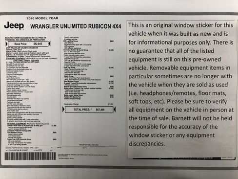 Used 2020 Jeep Wrangler Unlimited Rubicon w/ Dual Top Group image 2