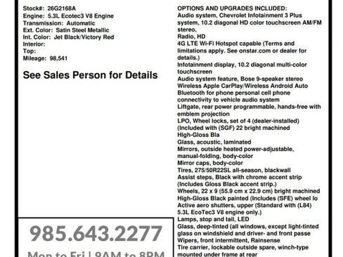 Used 2021 Chevrolet Tahoe RST RWD image 28