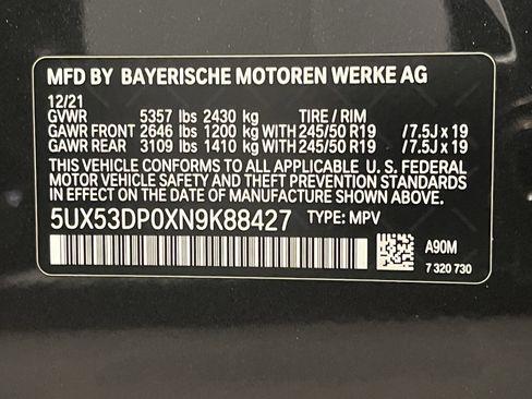 Certified 2022 BMW X3 xDrive30i w/ Convenience Package image 25