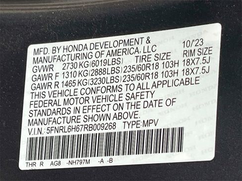 Used 2024 Honda Odyssey EX-L image 33