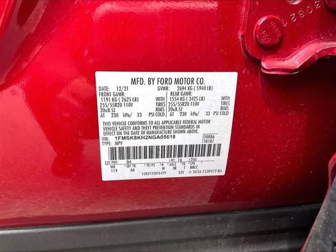 Used 2022 Ford Explorer ST-Line w/ Class IV Trailer Tow Package AWD/4WD image 33