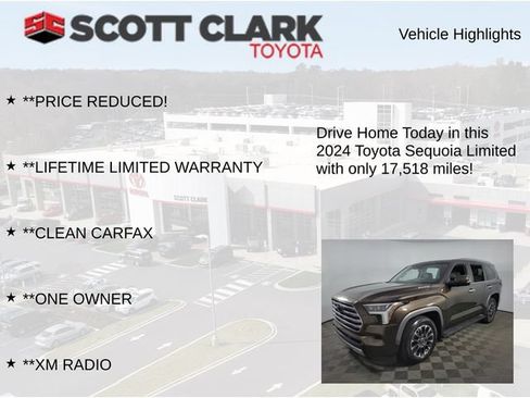Used 2024 Toyota Sequoia Limited AWD/4WD image 13
