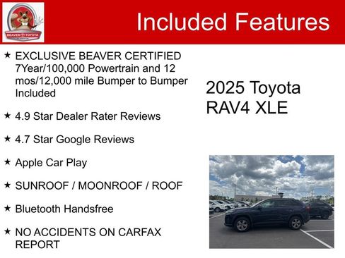 Used 2025 Toyota RAV4 XLE w/ Convenience Package FWD image 5