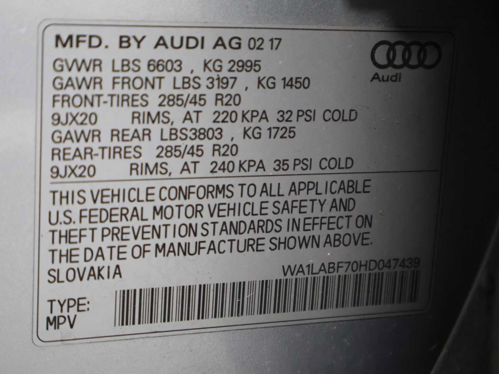 Used 2017 Audi Q7 3.0T Premium Plus w/ Premium Plus Package AWD/4WD image 42