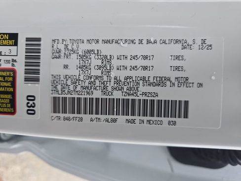 New 2026 Toyota Tacoma SR5 image 33