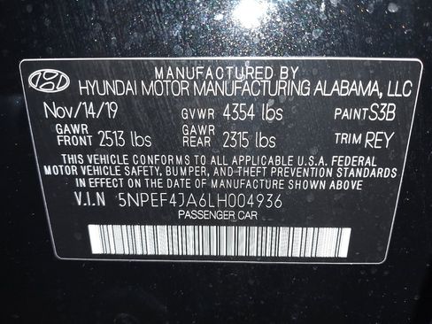 Used 2020 Hyundai Sonata SEL w/ Convenience Package FWD image 33