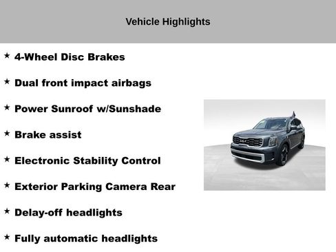 Certified 2024 Kia Telluride S w/ S Sunroof Package AWD/4WD image 46