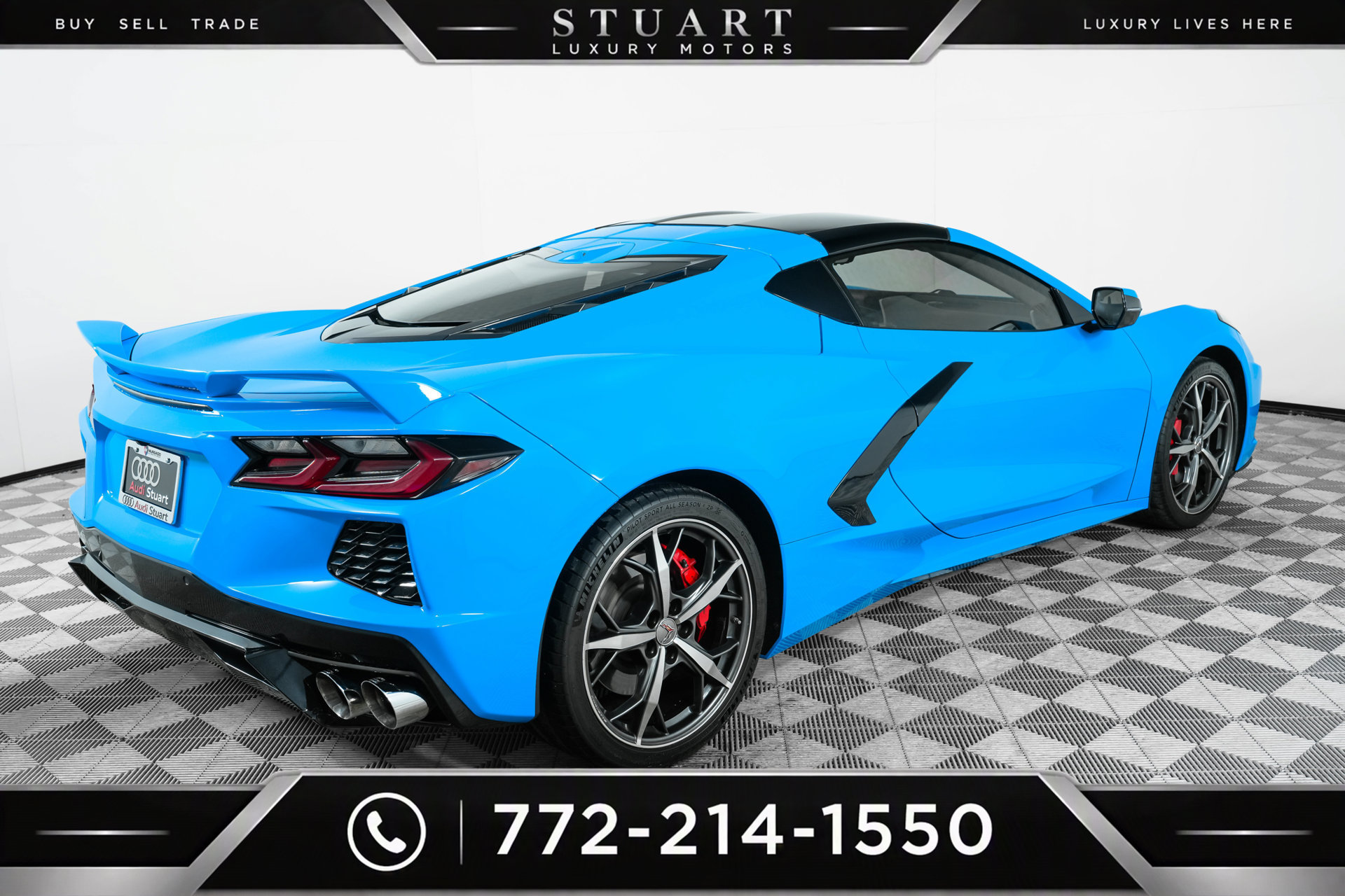 Used 2021 Chevrolet Corvette Stingray Premium Cpe w/ Z51 Performance Package RWD image 71