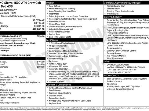 Used 2023 GMC Sierra 1500 AT4 w/ AT4 Preferred Package AWD/4WD image 4