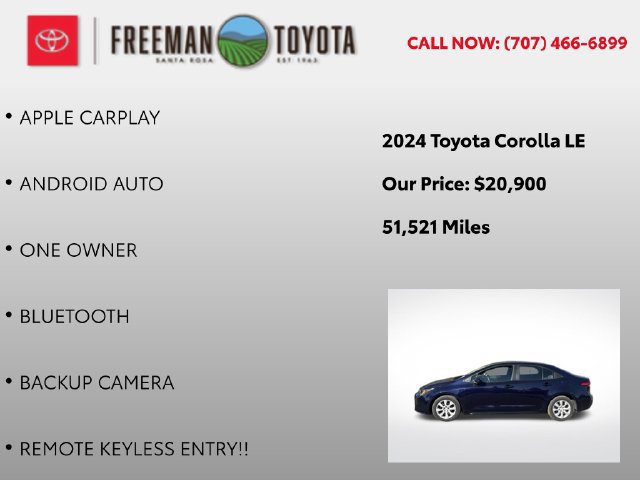 Used 2024 Toyota Corolla LE FWD image 5