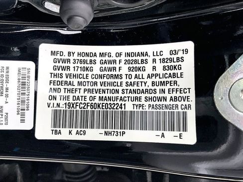 Used 2019 Honda Civic LX image 19