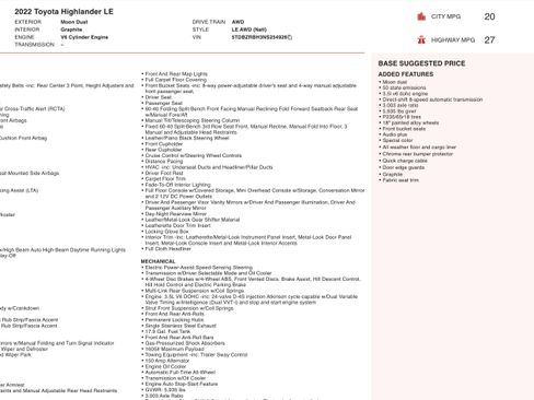Used 2022 Toyota Highlander LE image 6