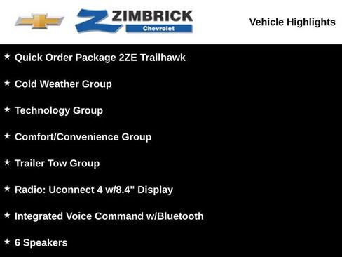 Used 2020 Jeep Cherokee Trailhawk w/ Technology Group AWD/4WD image 5