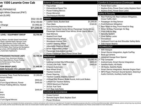 Used 2023 RAM 1500 Laramie RWD image 2