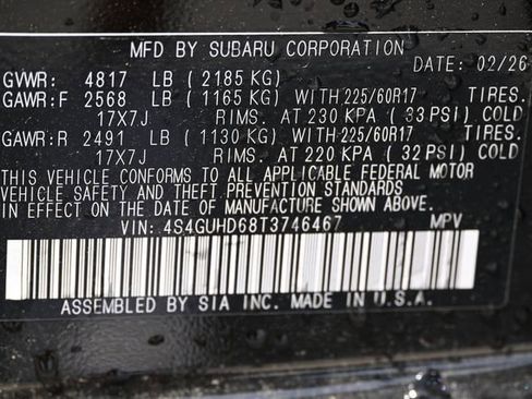 New 2026 Subaru Crosstrek 2.0i Premium w/ Convenience Package #2 AWD/4WD image 20