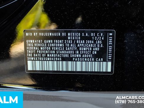 Used 2025 Volkswagen Jetta S FWD image 38