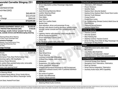 Certified 2016 Chevrolet Corvette Stingray Coupe w/ 2LT Preferred Equipment Group