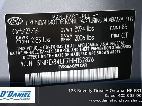 Used 2017 Hyundai Elantra Limited w/ Limited Ultimate Package 09 FWD image 45