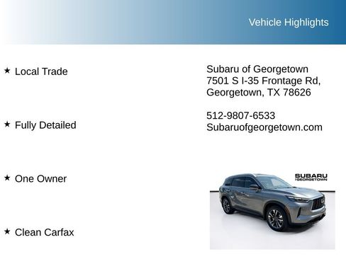 Used 2023 INFINITI QX60 Luxe w/ Cargo Package FWD image 9