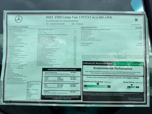 New 2025 Mercedes-Benz Sprinter 2500 image 45