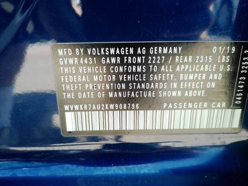 Used 2019 Volkswagen e-Golf SE w/ Driver Assistance Package FWD image 53